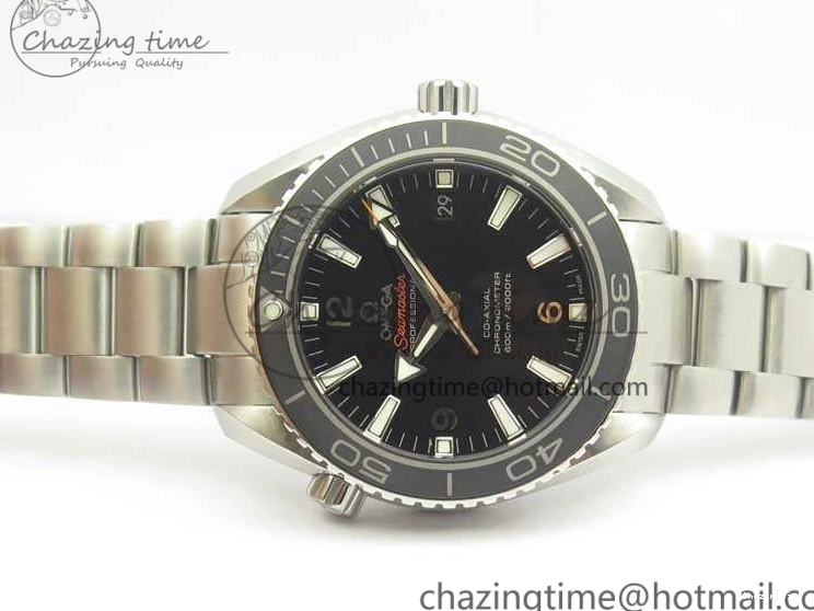 0718 Durable Planet Ocean Professional Ceramic Bezel 42mm 1:1 MK Best Edition Silver Markers On SS Bracelet A 8085